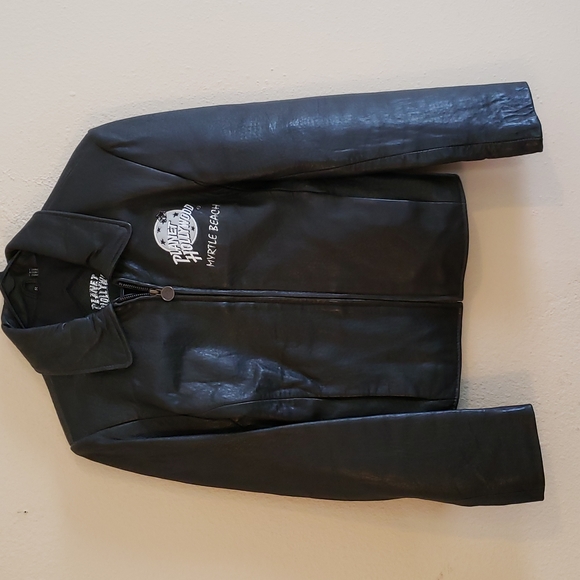 Planet Hollywood leather jacket - Picture 3 of 6
